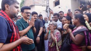 तमिलनाडु के सीएम स्टालिन ने धर्मपुरी के पलाकोड में प्रचार किया, सुबह की सैर के दौरान बच्चे का नाम 'द्रविड़न' रखा