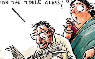 जेब के आकार की राजनीति: कार्टूनों में बजट 2026